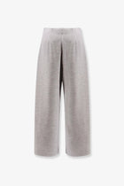 Max Mara Women's Ebrien Wool and Cotton Trousers Grey, view 2