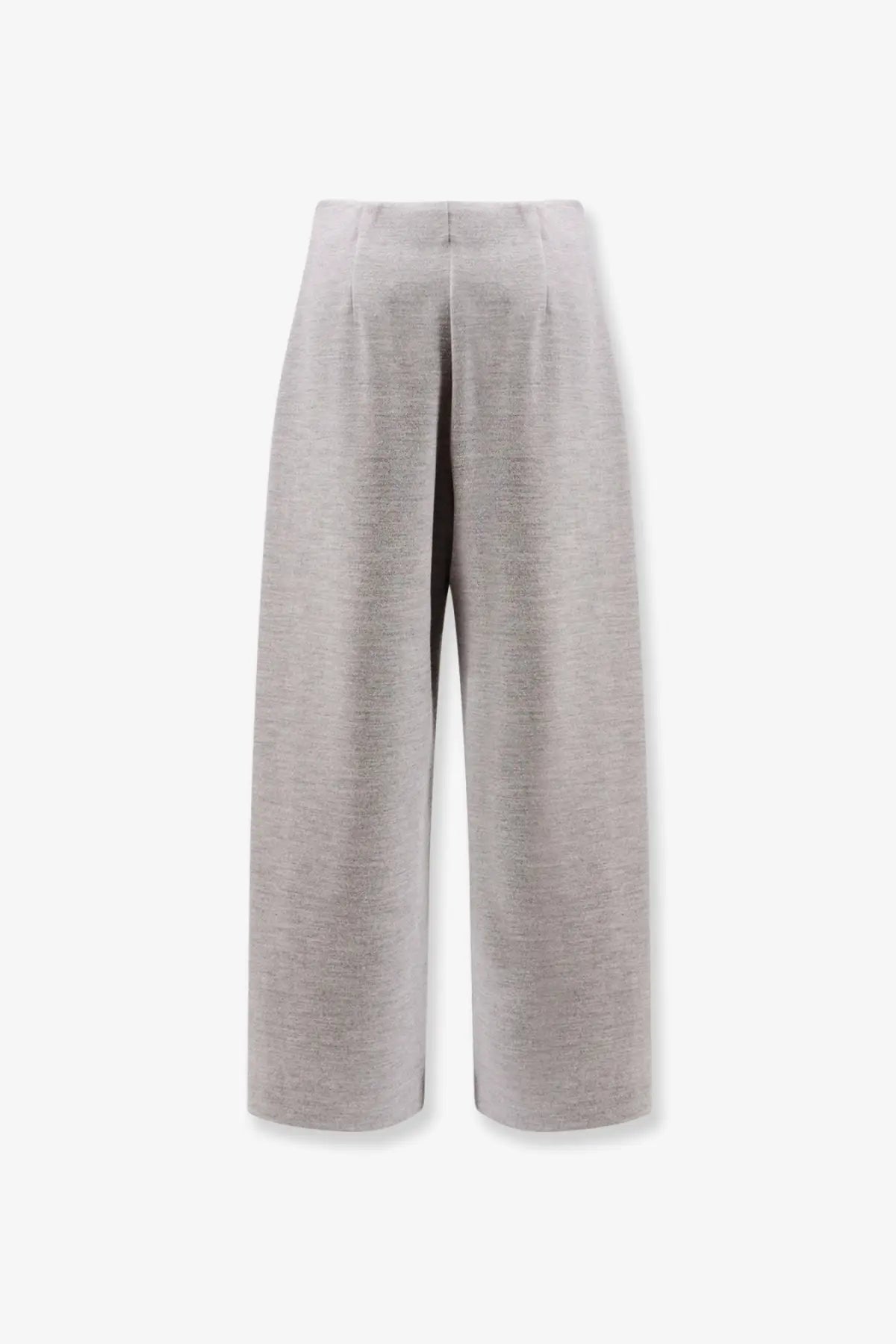Max Mara Women's Ebrien Wool and Cotton Trousers Grey, view 2