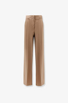 Max Mara Women's Fernet Virgin Wool Trousers Beige