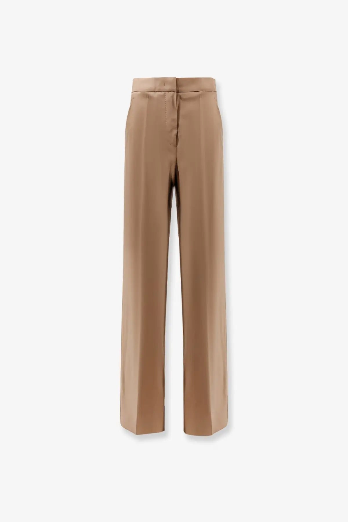 Max Mara Women's Fernet Virgin Wool Trousers Beige