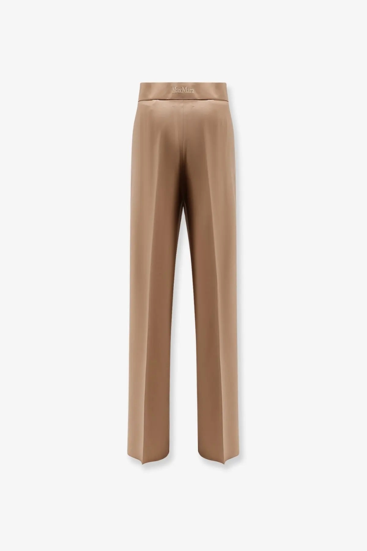 Max Mara Women's Fernet Virgin Wool Trousers Beige, view 2