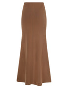 Max Mara Women's Filato Wool Cashmere Skirt Beige, view 2