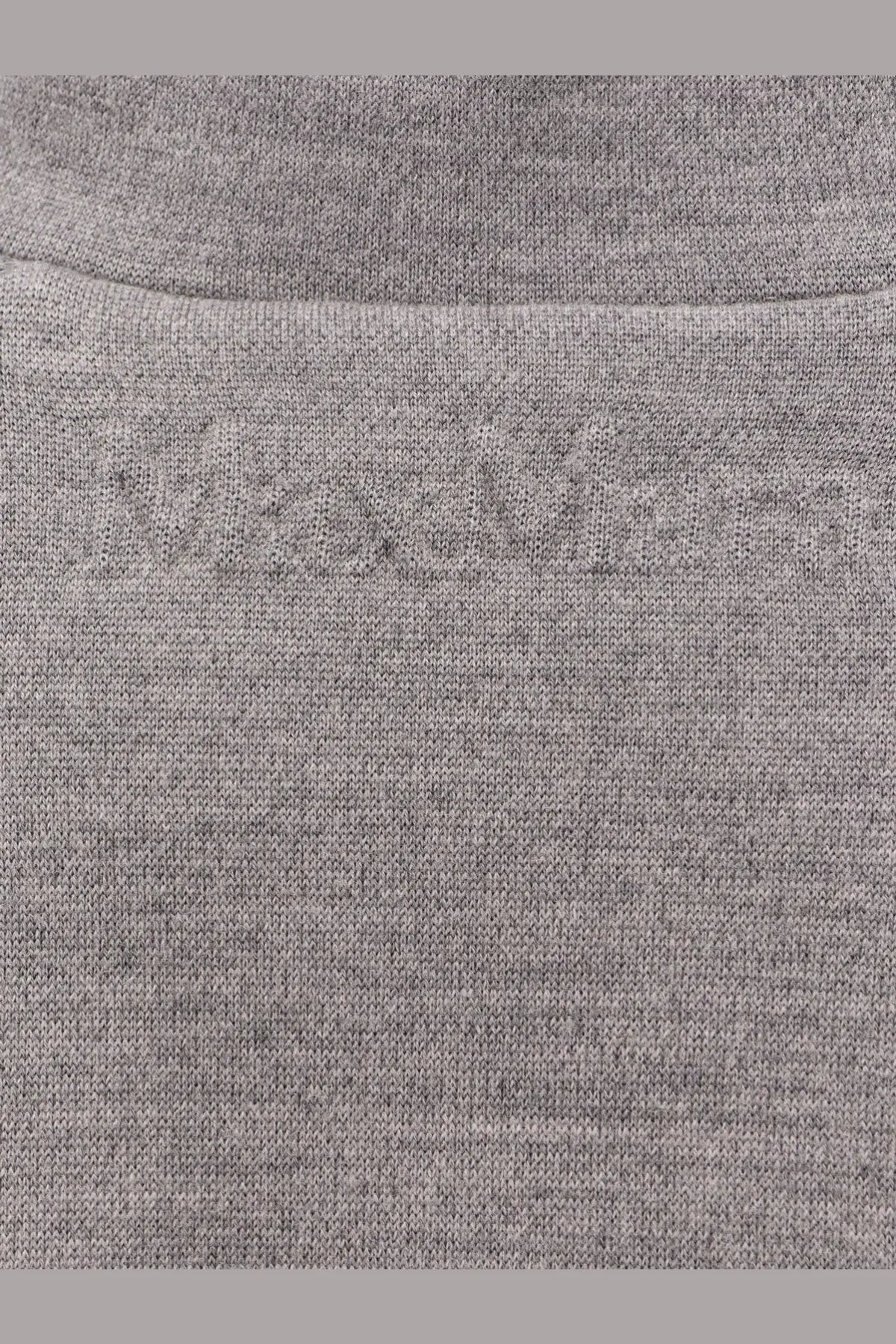 Max Mara Women's Frine Double Wool Cotton Sweatshirt Grey, view 3