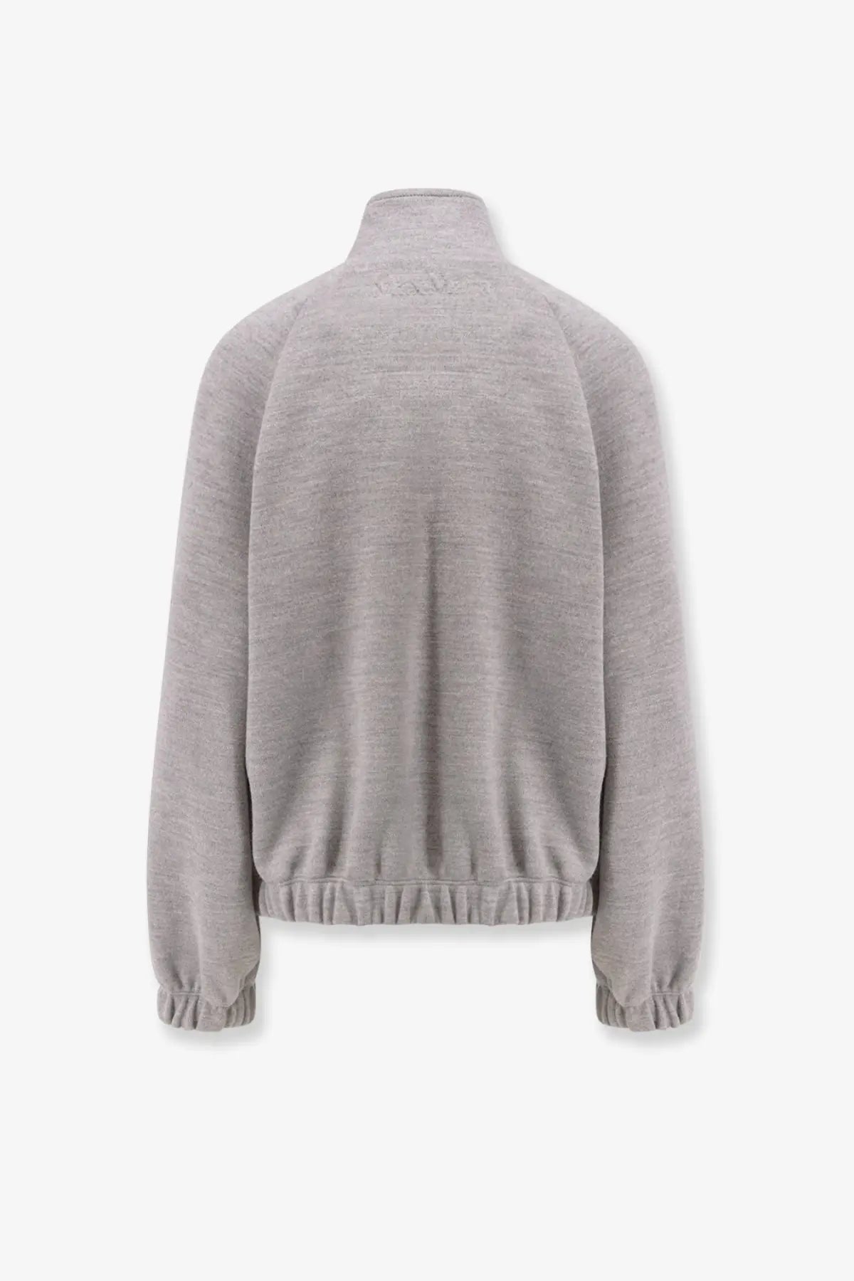 Max Mara Women's Frine Double Wool Cotton Sweatshirt Grey, view 2