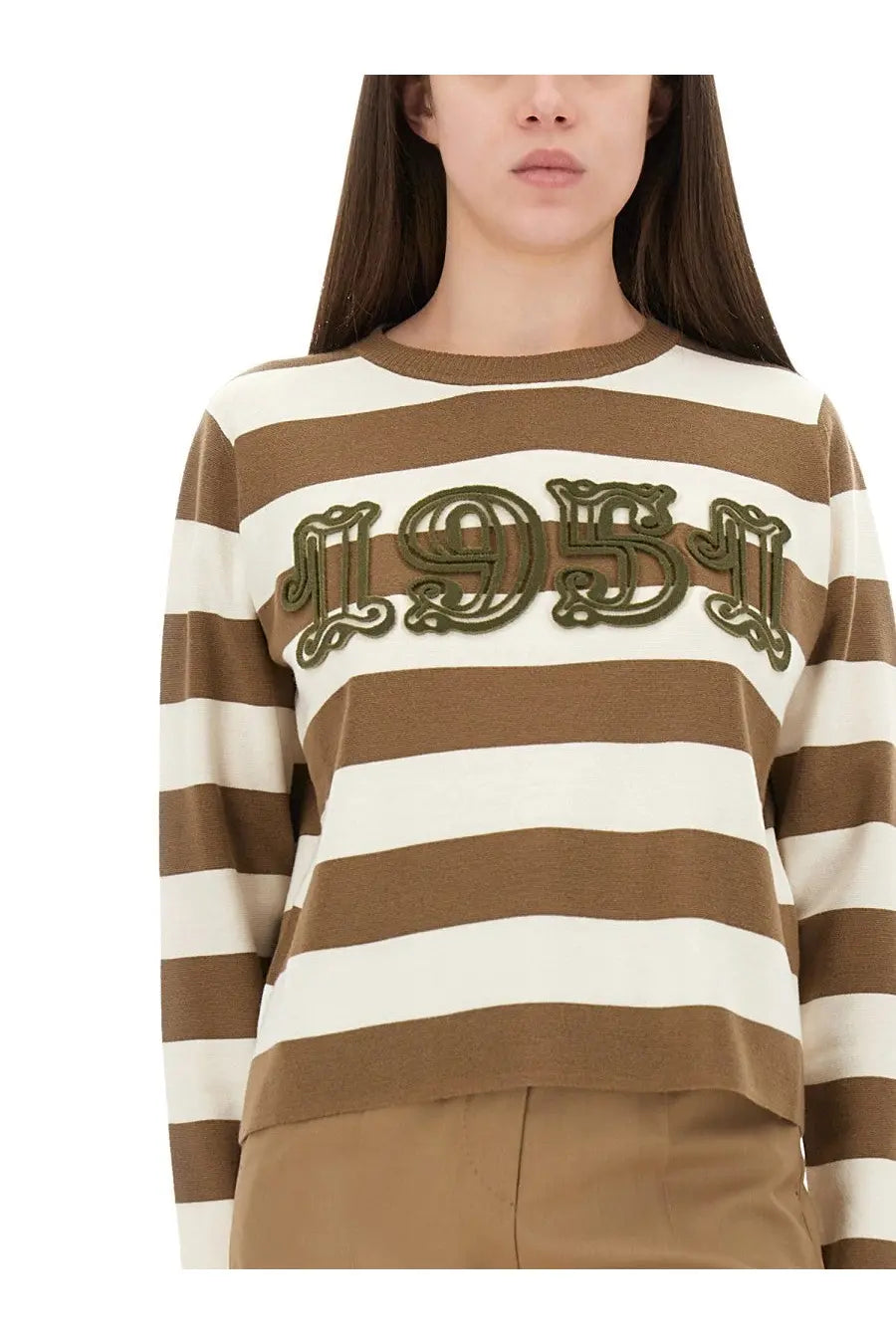 Max Mara Women's Jersey Viterbo Brown, view 4