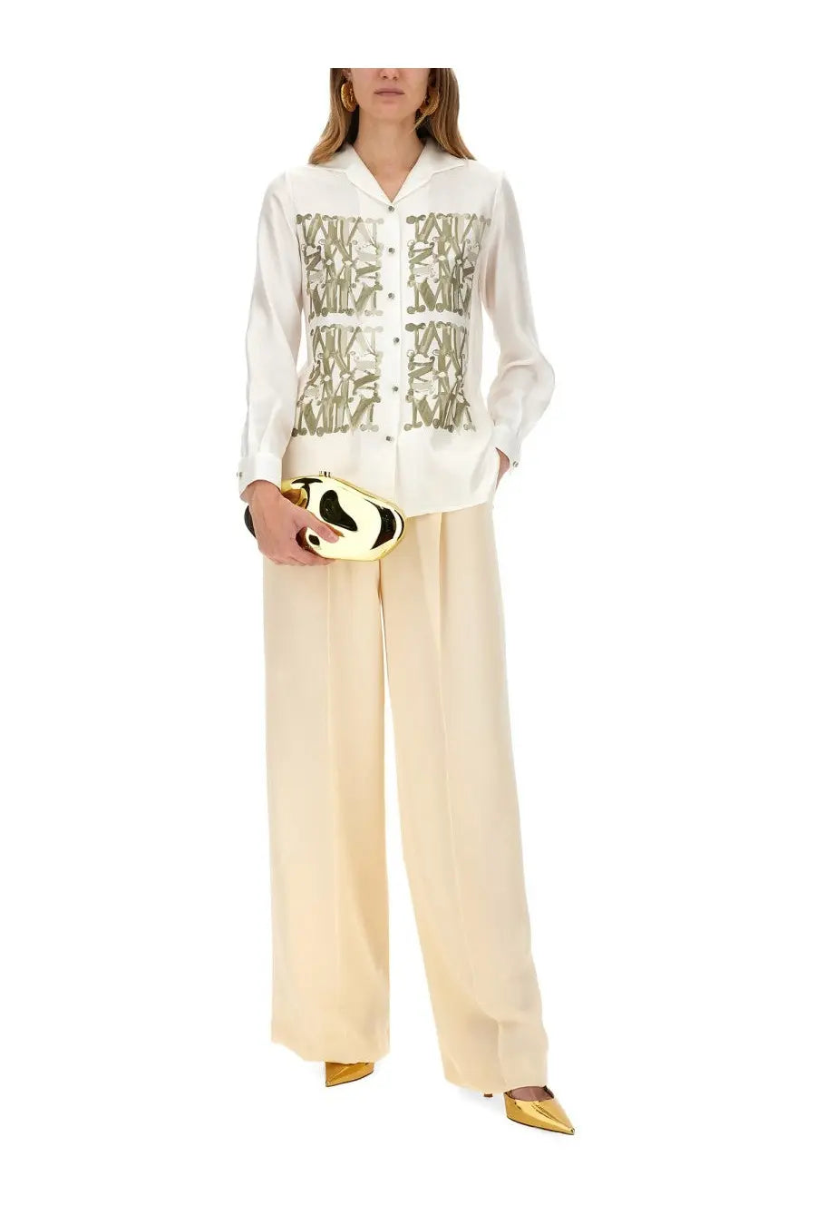 Max Mara Women's Klaus Pants Beige, view 2