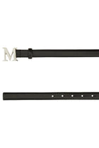 Max Mara Women's Leather Belt Black, view 2