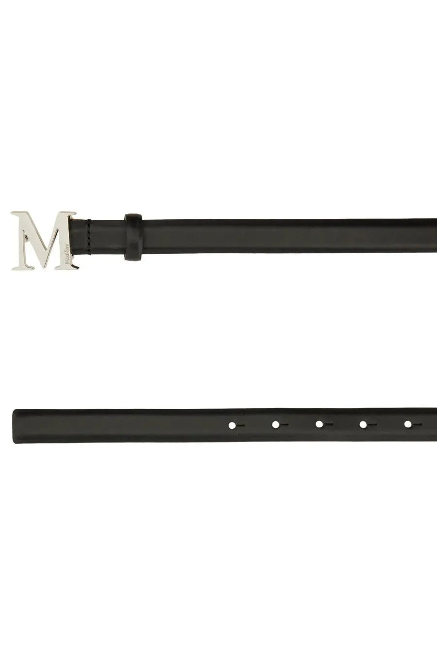 Max Mara Women's Leather Belt Black, view 2
