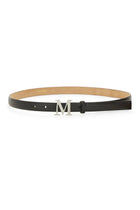 Max Mara Women's Leather Belt Black