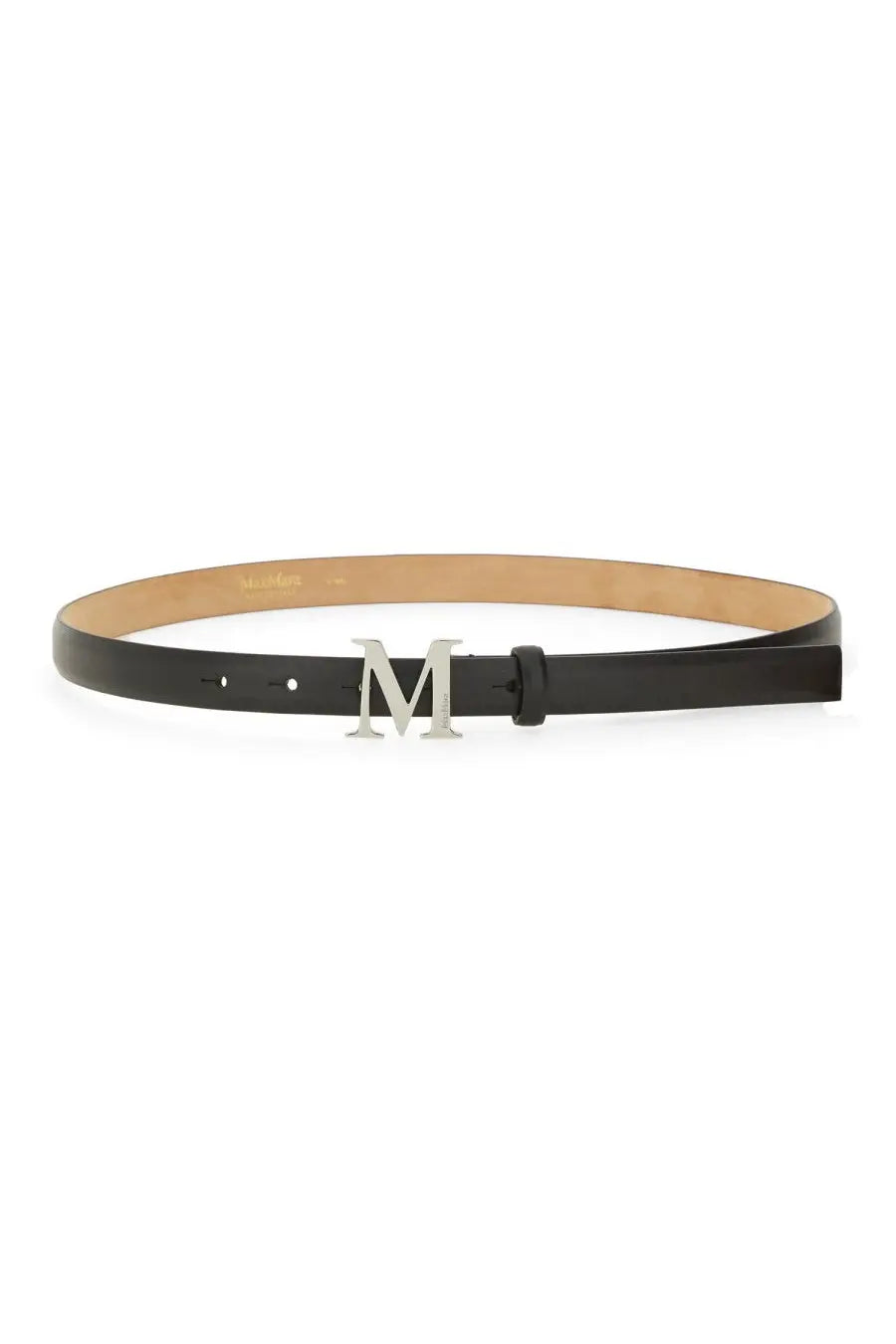 Max Mara Women's Leather Belt Black