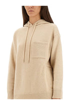 Max Mara Women's Liana Hooded Sweater Beige, view 4