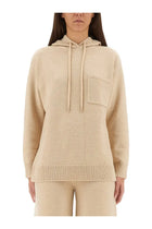 Max Mara Women's Liana Hooded Sweater Beige