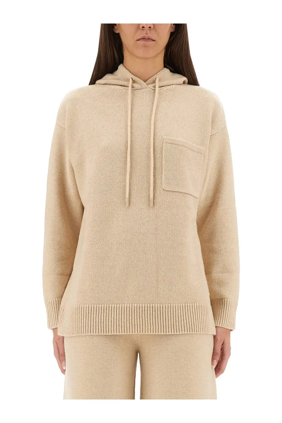 Max Mara Women's Liana Hooded Sweater Beige