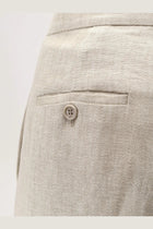Max Mara Women's Linen Ginnico Trousers Beige, view 3
