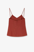 Max Mara Women's Munghia Silk Top Brown, view 2