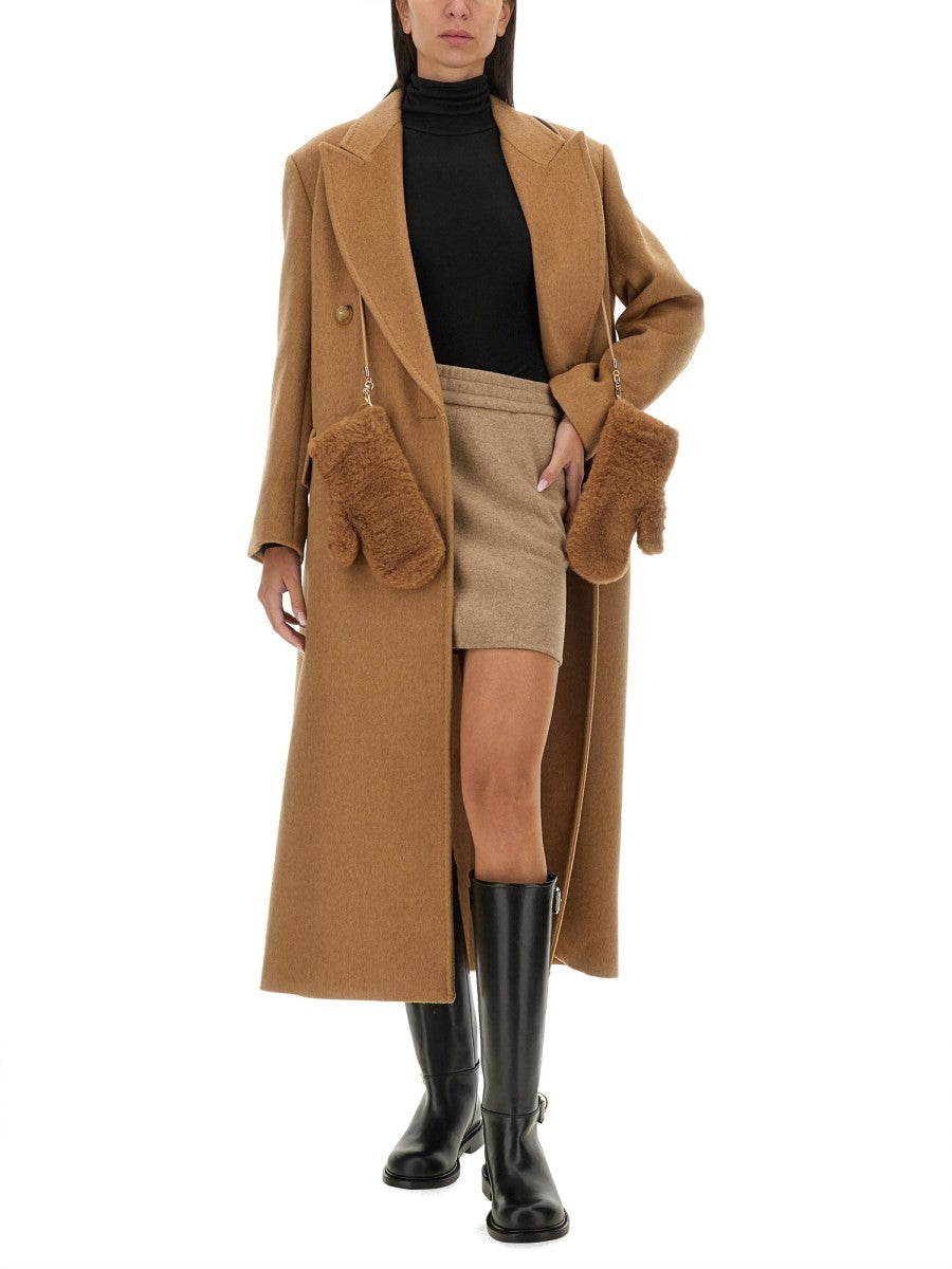 Max Mara Women's Mushroom Coat Beige, view 2