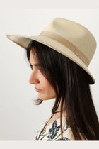 Max Mara Women's Mxadolmen Panama Straw Hat Beige, view 2