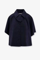 Max Mara Women's Mxapaggio Cotton Cape Blue