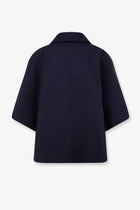 Max Mara Women's Mxapaggio Cotton Cape Blue, view 2