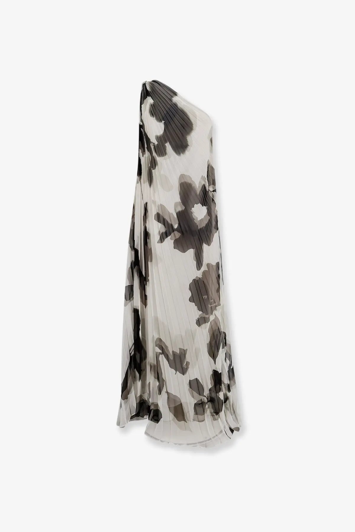 Max Mara Women's Mxefuggito Pleated Long Dress White, view 2
