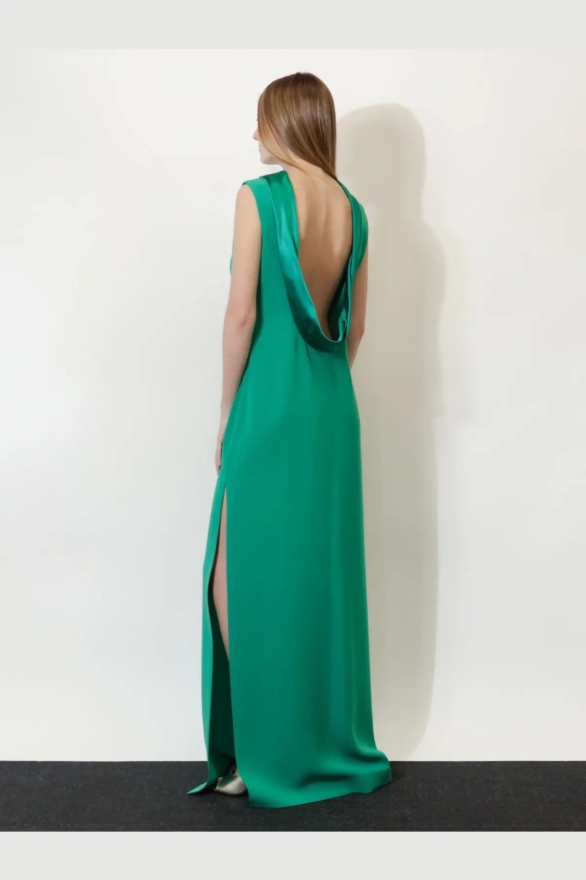 Max Mara Women's Mxmeaere Long Dress Green, view 2