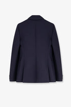 Max Mara Women's Mxmricetta Virgin Wool Blazer Blue, view 2