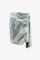 Max Mara Women's Mxmstrano Silk Pareo Skirt White