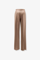 Max Mara Women's Mxmzimino Virgin Wool Trousers Beige, view 2