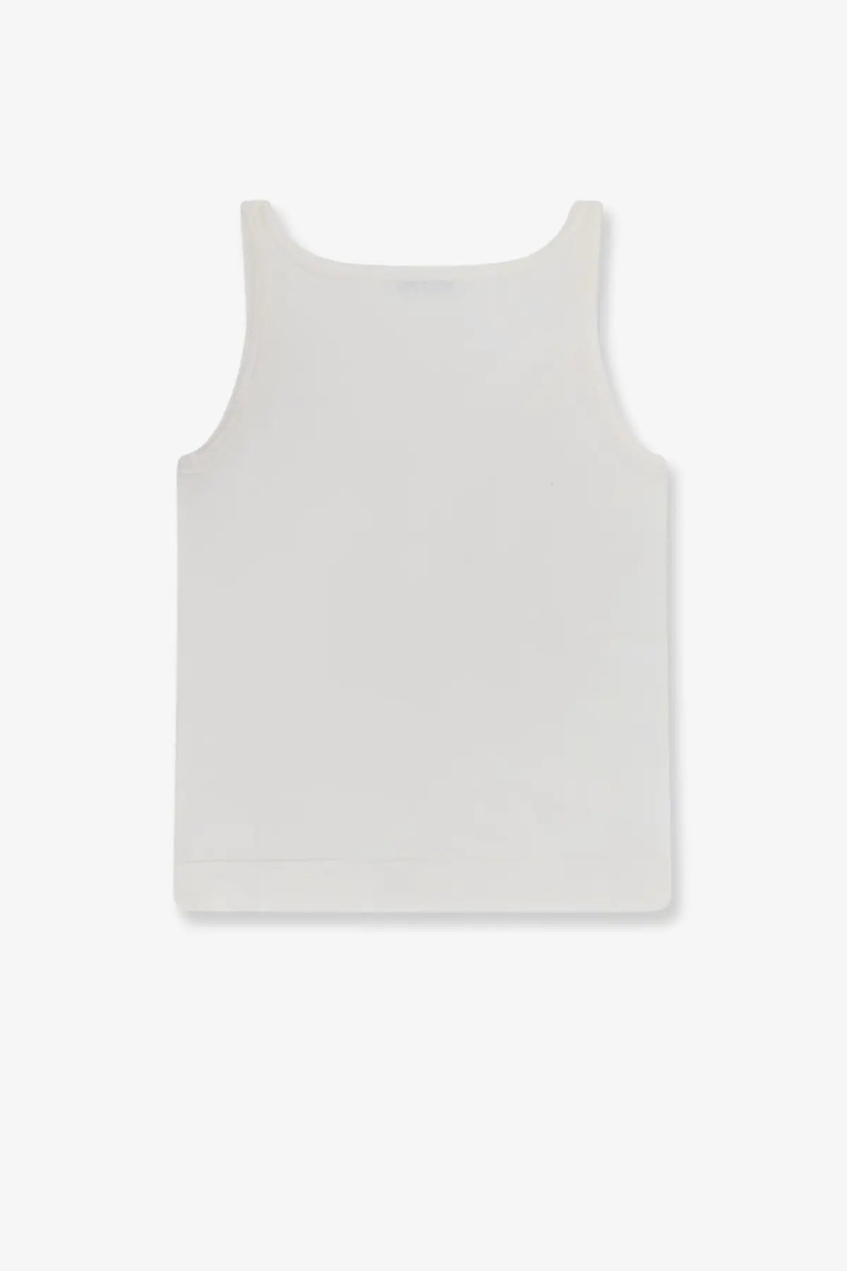 Max Mara women’s mxpumano white sleeveless cotton tank top with a minimalist and clean design