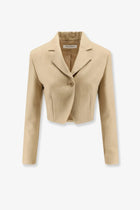 Max Mara Women's Mxsbuono Linen Blazer Beige