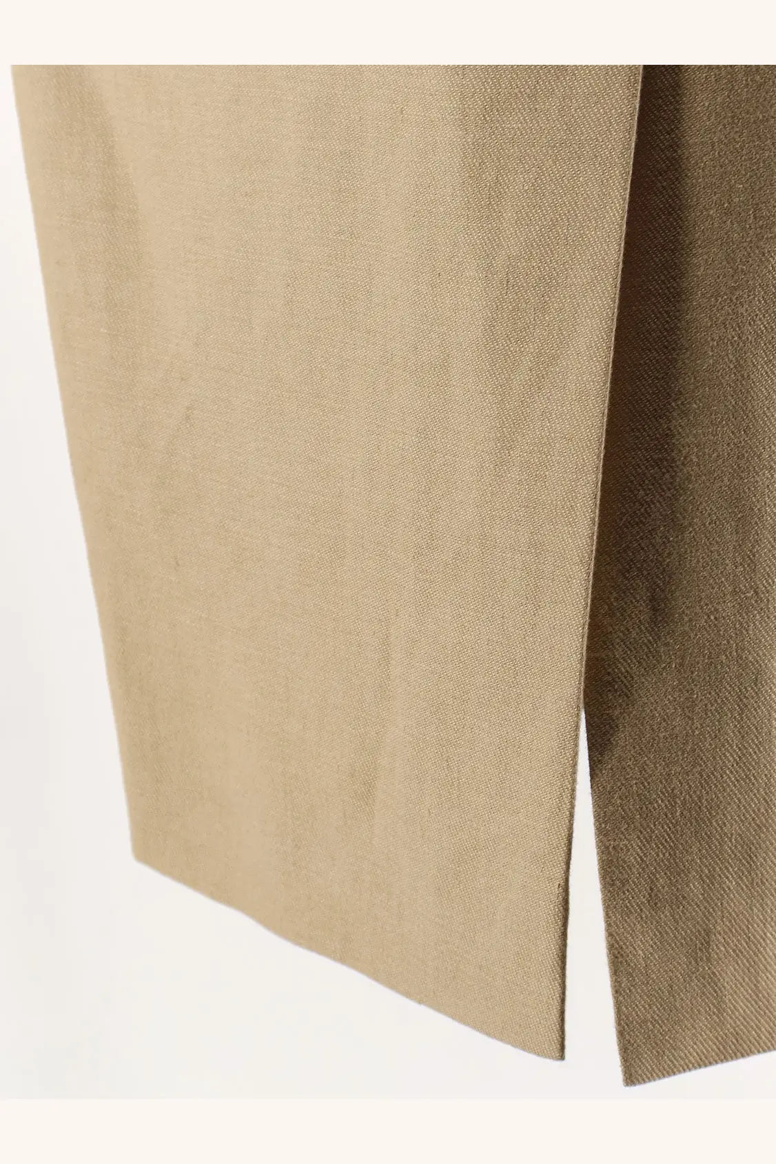 Max Mara Womens Mxsveranda linen midi skirt beige with subtle woven texture and clean straight hemline
