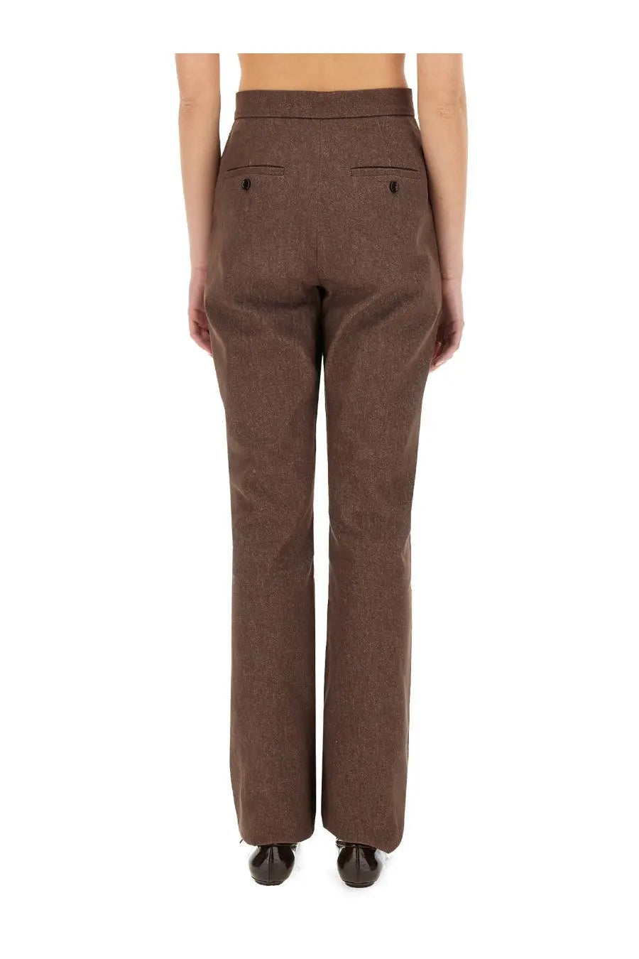 Max Mara Women's Pants Galicia Brown, view 3