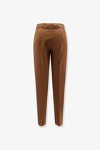 Max Mara Women's Pegno Trousers in Viscose Blend Beige, view 2