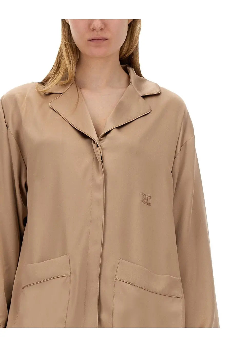 Max Mara Women's Piano Potter Shirt Beige, view 4