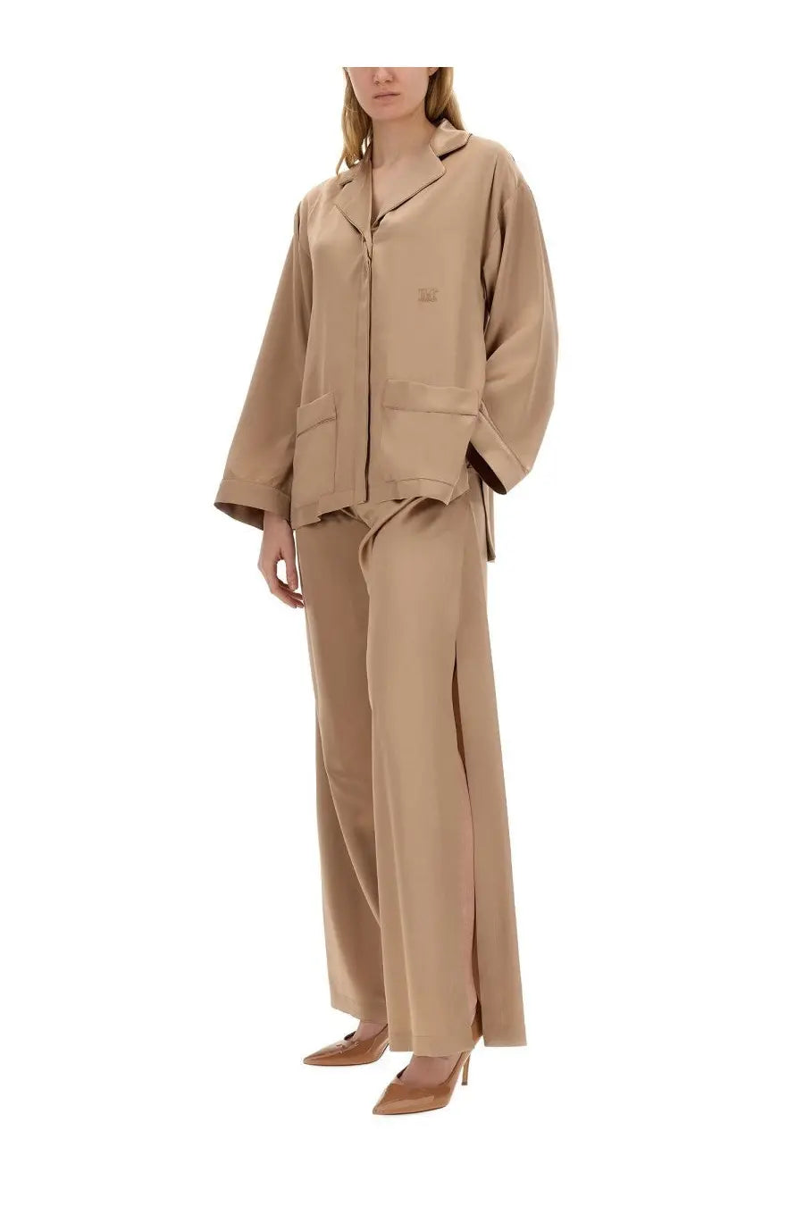Max Mara Women's Piano Potter Shirt Beige, view 2