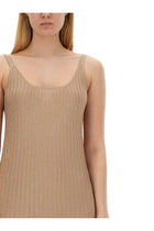 Max Mara Women's Rhythm Piano Dress Beige, view 4