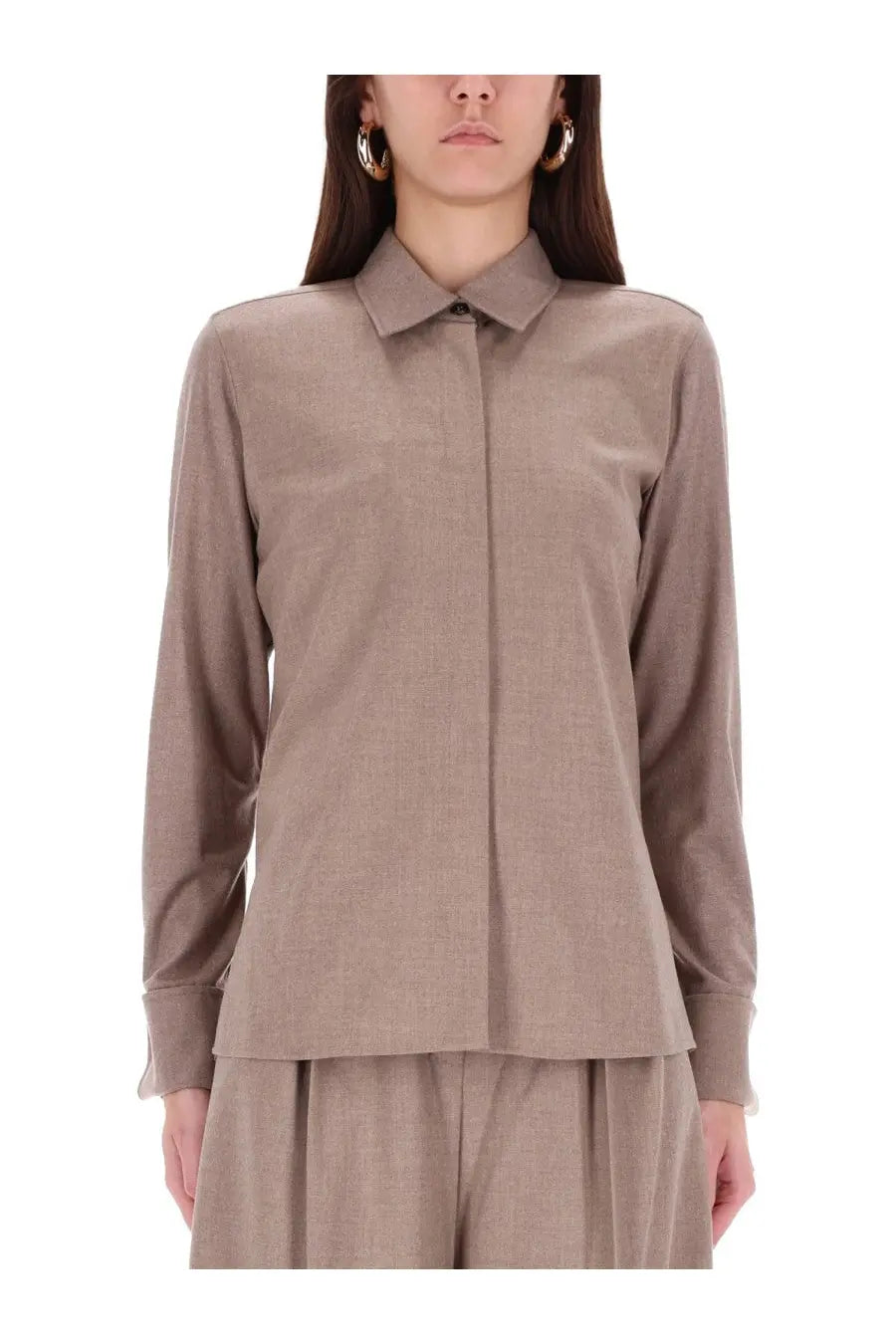 Max Mara Women's Shirt Thebaid Beige