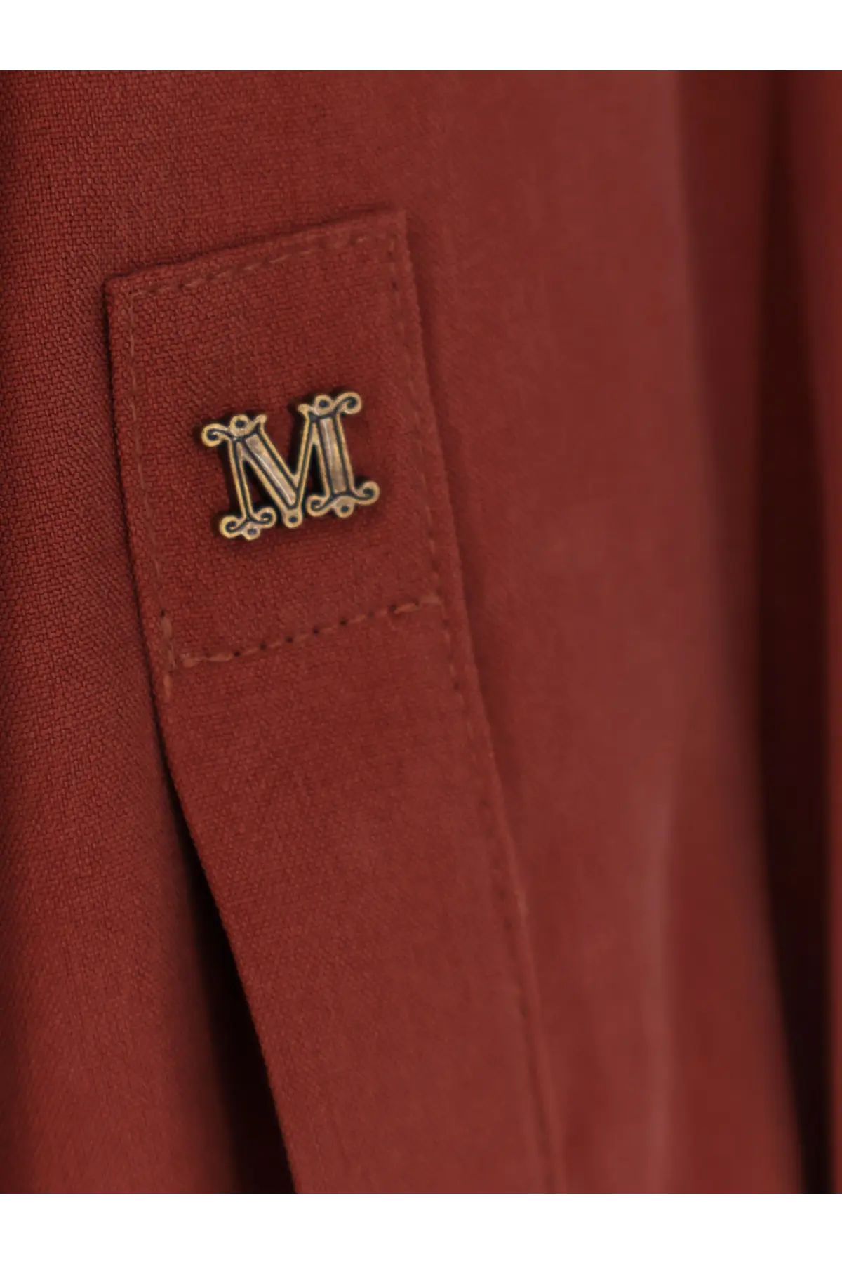 Max Mara Women's Siamese Silk Shirt Brown, view 3