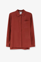 Max Mara Women's Siamese Silk Shirt Brown