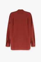 Max Mara Women's Siamese Silk Shirt Brown, view 2