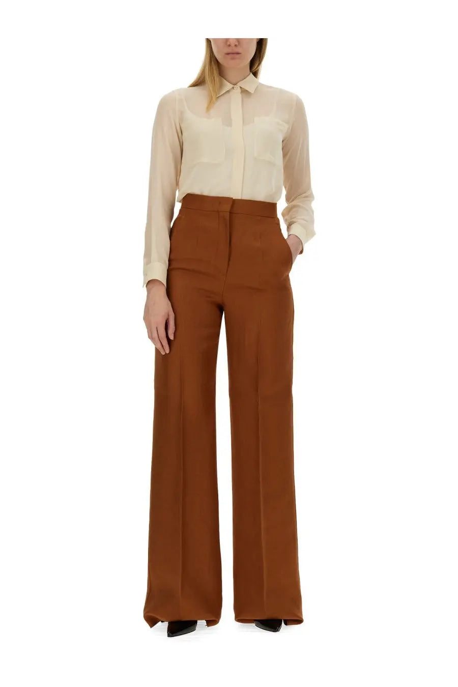 Max Mara Women's Summer Clam Shirt White, view 2