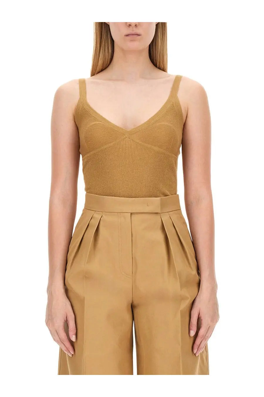 Max Mara Women's Top Gallura Beige