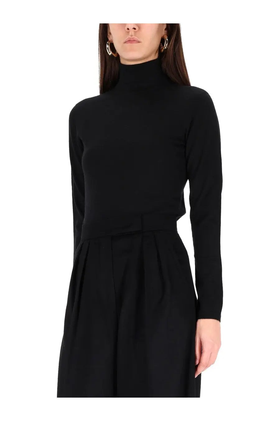 Max Mara Women's Turtleneck Sweater Meana Black, view 4