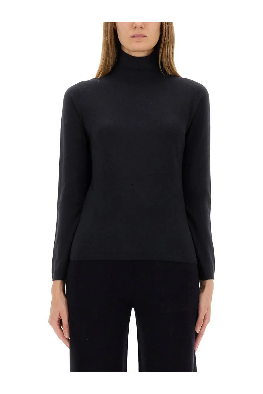 Max Mara Women's Turtleneck Sweater Meana Blue