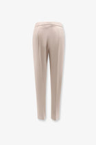 Max Mara Women's Viscose Blend Pegno Trousers Beige, view 2
