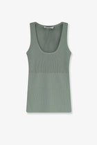 Max Mara Women's Viscose Blend Tank Top Green