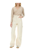 Max Mara Women's Wide Pants White, view 2