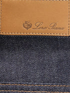 Loro Piana Women's Max Trousers Cotton and Cashmere Jeans WILD WONDERBERRY, view 3