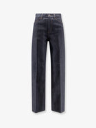 Loro Piana Women's Max Trousers Cotton and Cashmere Jeans WILD WONDERBERRY