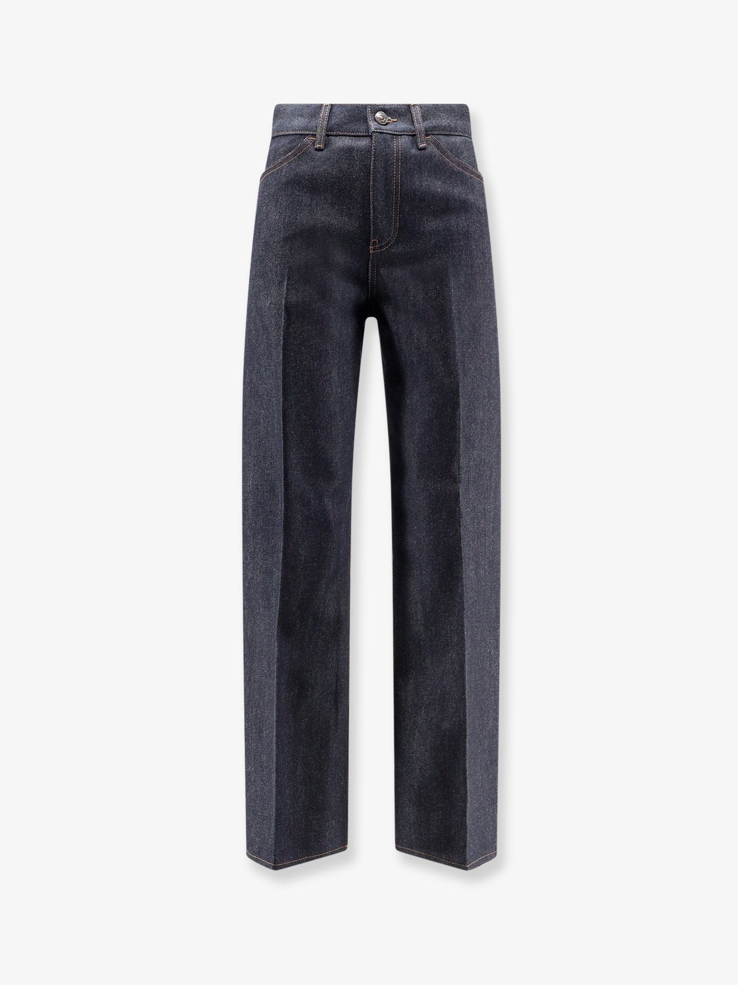 Loro Piana Women's Max Trousers Cotton and Cashmere Jeans WILD WONDERBERRY